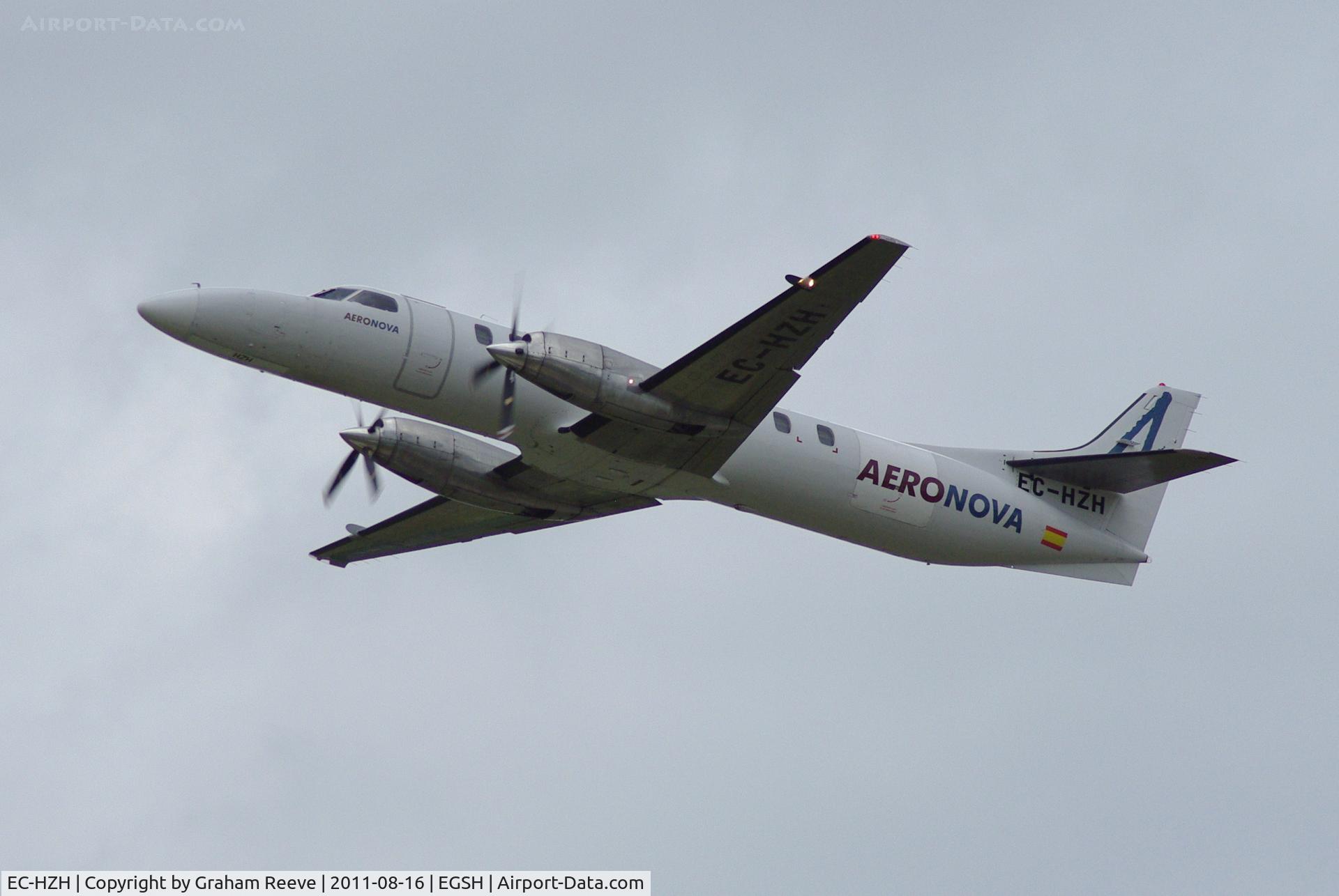 EC-HZH, 1988 Fairchild SA-227AC Metro III C/N AC-720, Just airbourne.