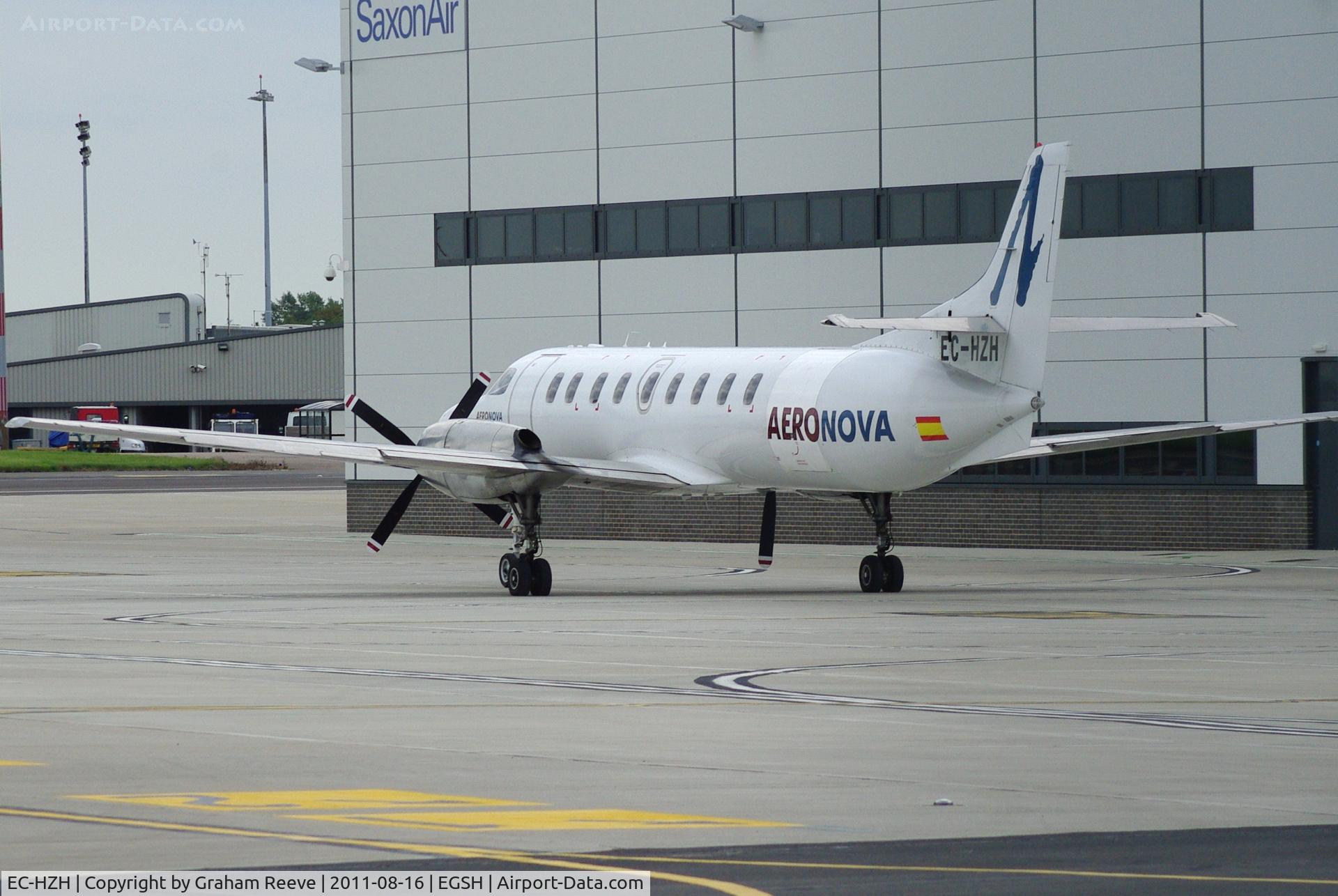 EC-HZH, 1988 Fairchild SA-227AC Metro III C/N AC-720, Parked at Norwich.