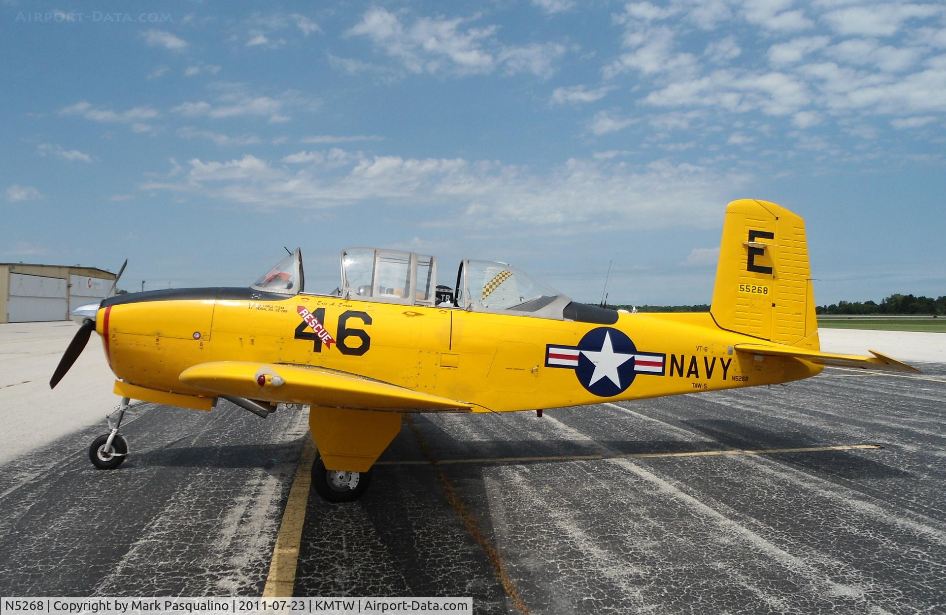 N5268, 1955 Beech (CCF) T-34A Mentor (A45) C/N G-825, Beech T-34A