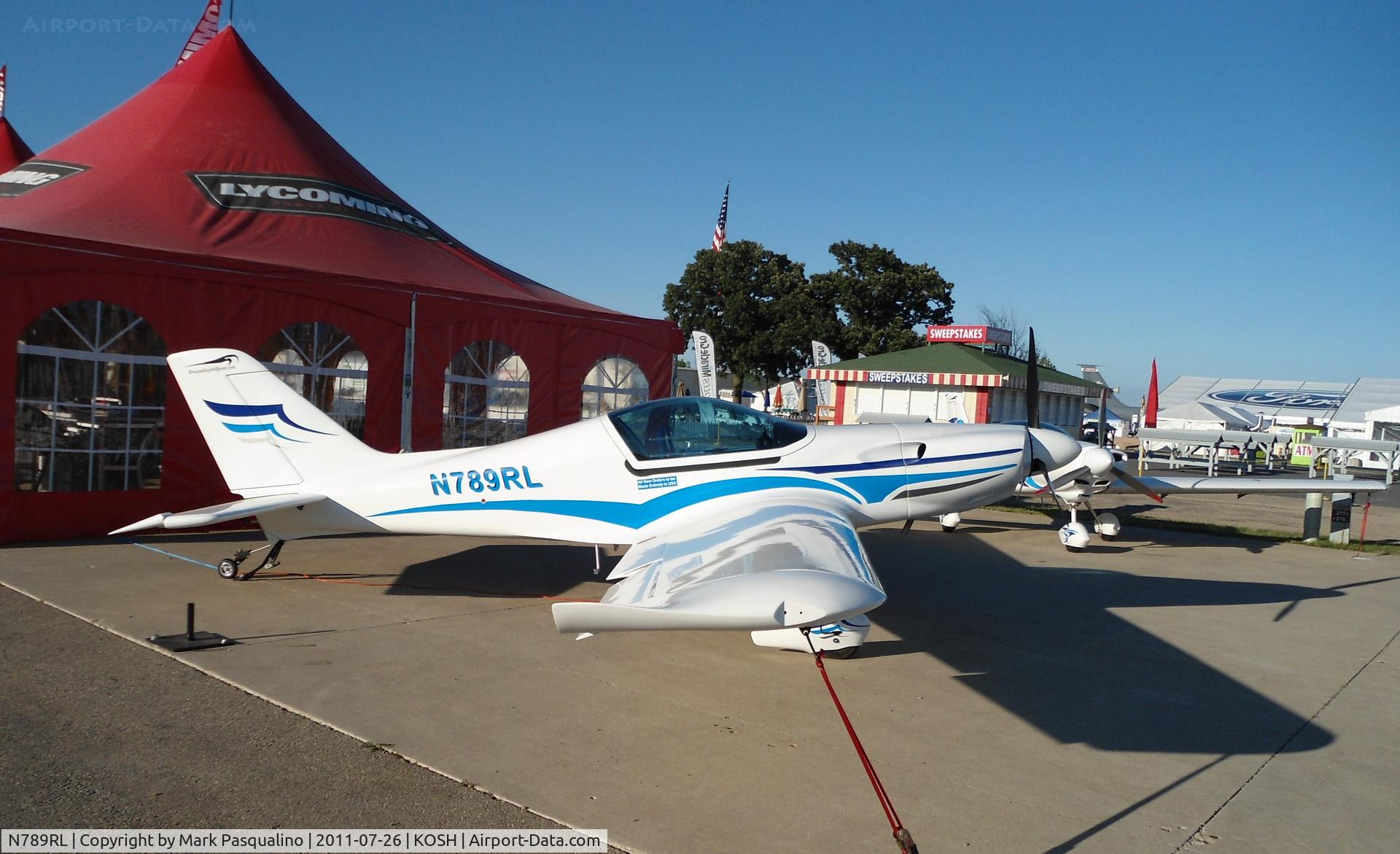N789RL, Renegade Falcon LS VS 2.0 C/N RL 122710-003, Falcon LS VS 2.0