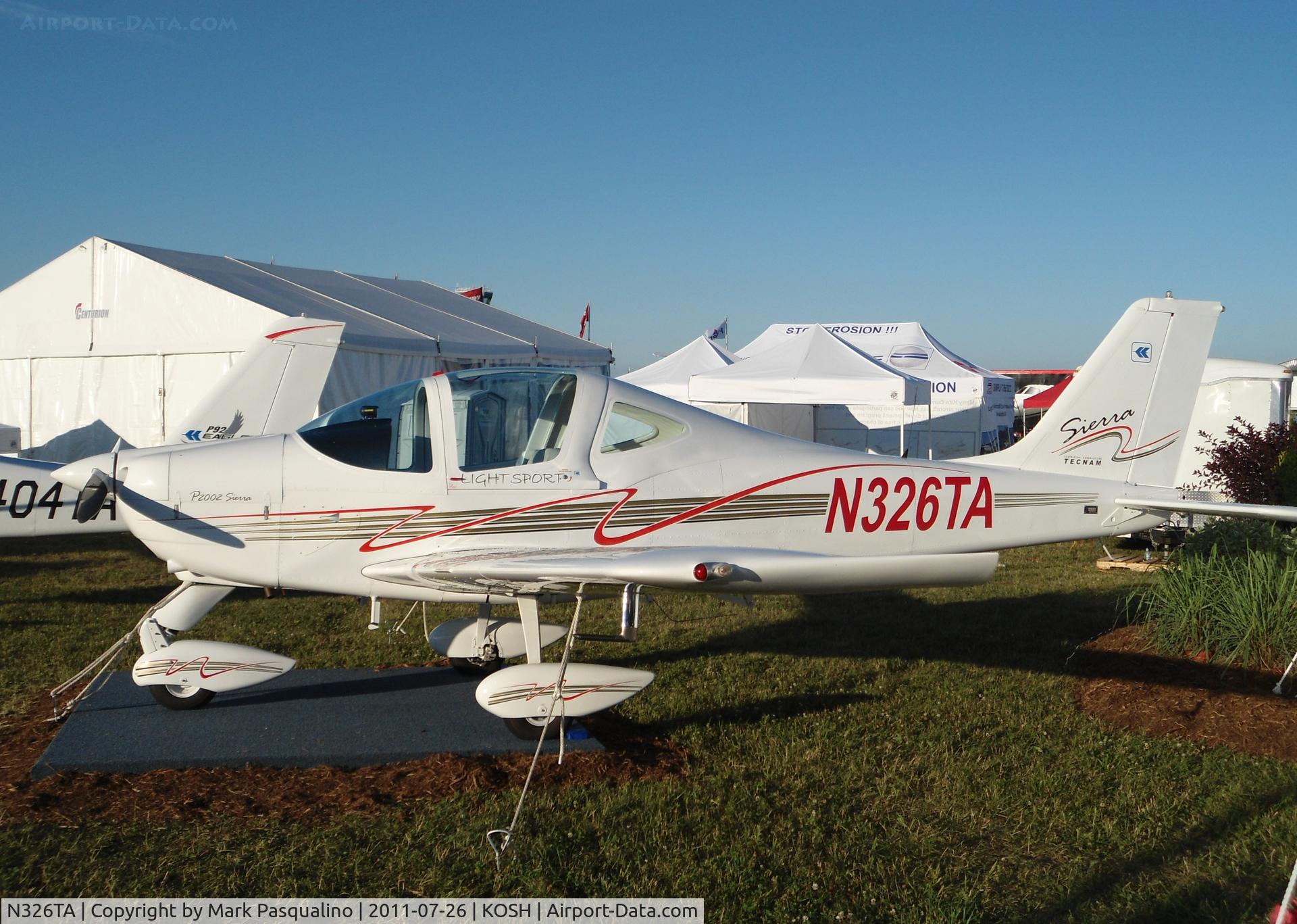 N326TA, Tecnam P-2002 Sierra C/N 446, P2002 Sierra