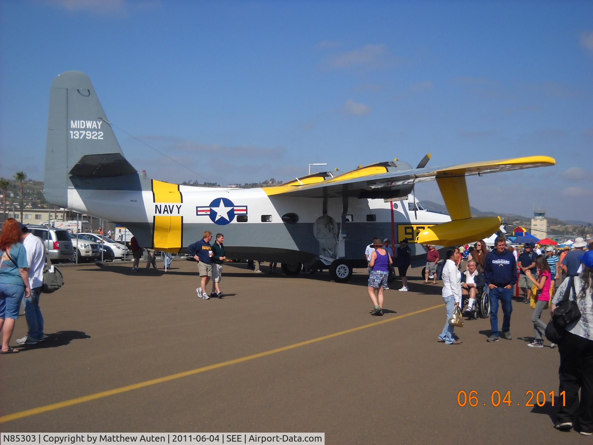 N85303, 1951 Grumman HU-16B Albatross C/N G-186, Wings Over Gillespie 2011
