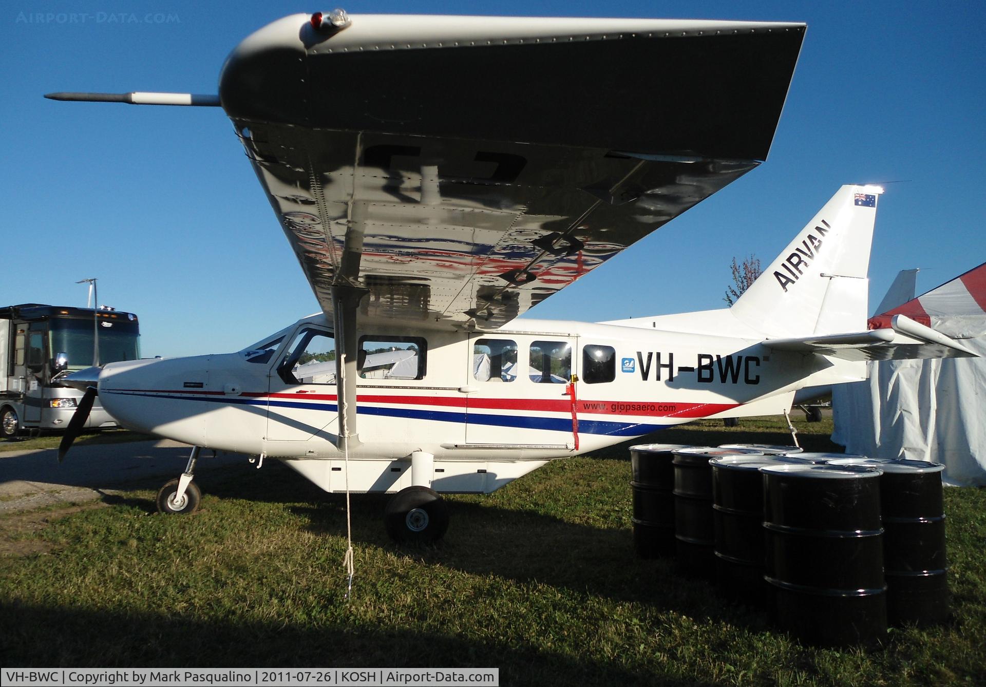VH-BWC, Gippsland GA-8 Airvan C/N GA8-10-156, Gippsland GA8