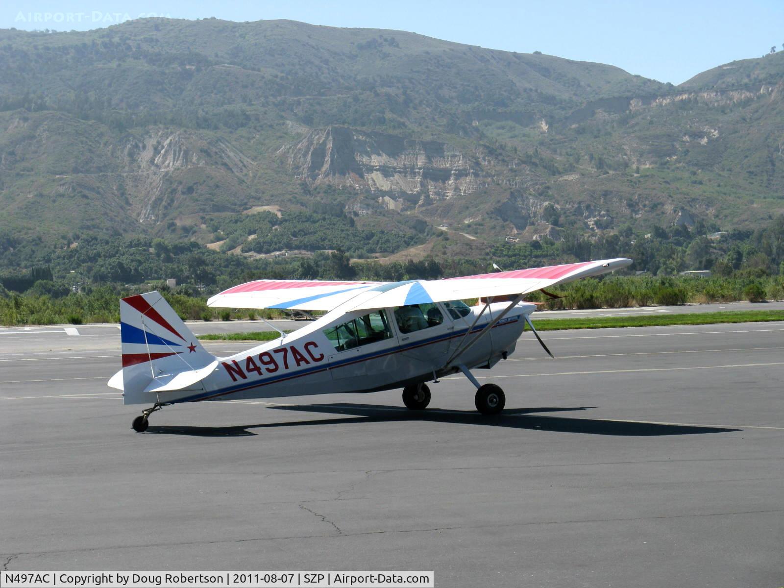 N497AC, 2005 American Champion 7GCAA Citabria C/N 497-2005, 2005 American Champion 7GCAA ADVENTURE, Superior O-360 180 Hp upgrade, taxi