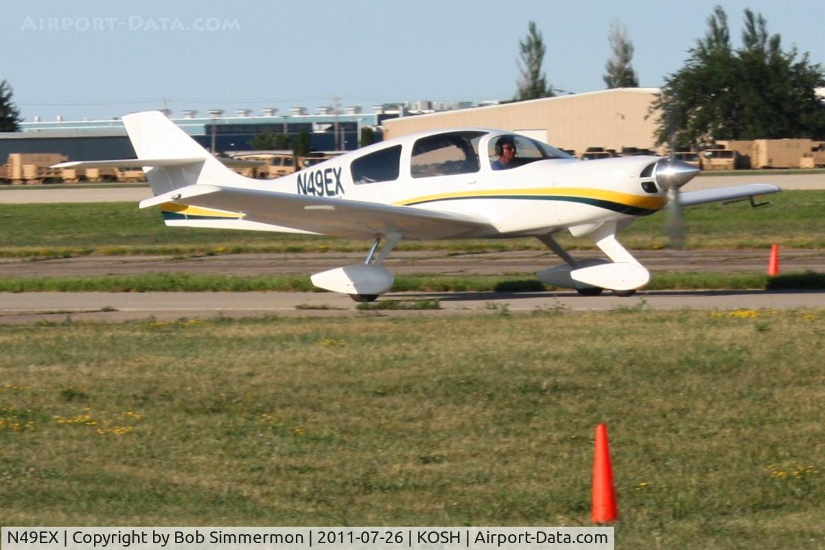 N49EX, 1997 Wheeler Express FT C/N 01, Departing Airventure 2011.