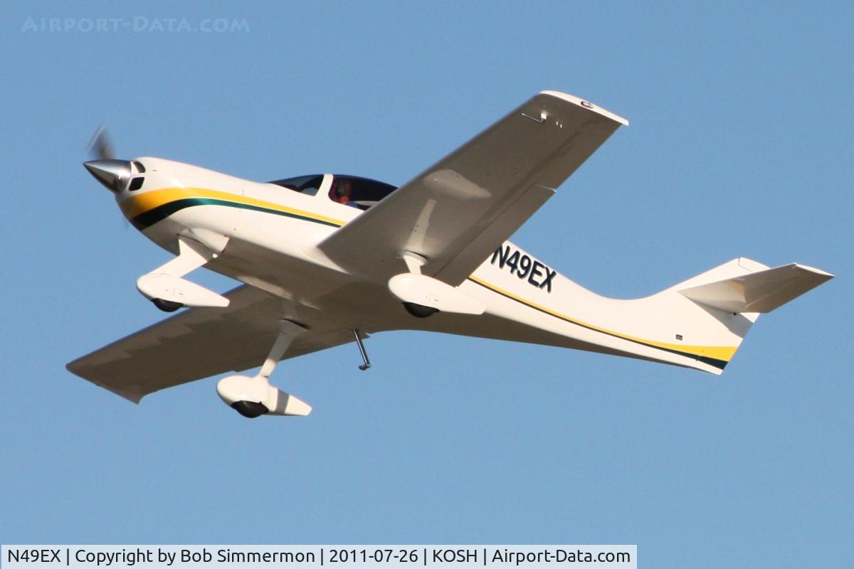 N49EX, 1997 Wheeler Express FT C/N 01, Departing Airventure 2011.
