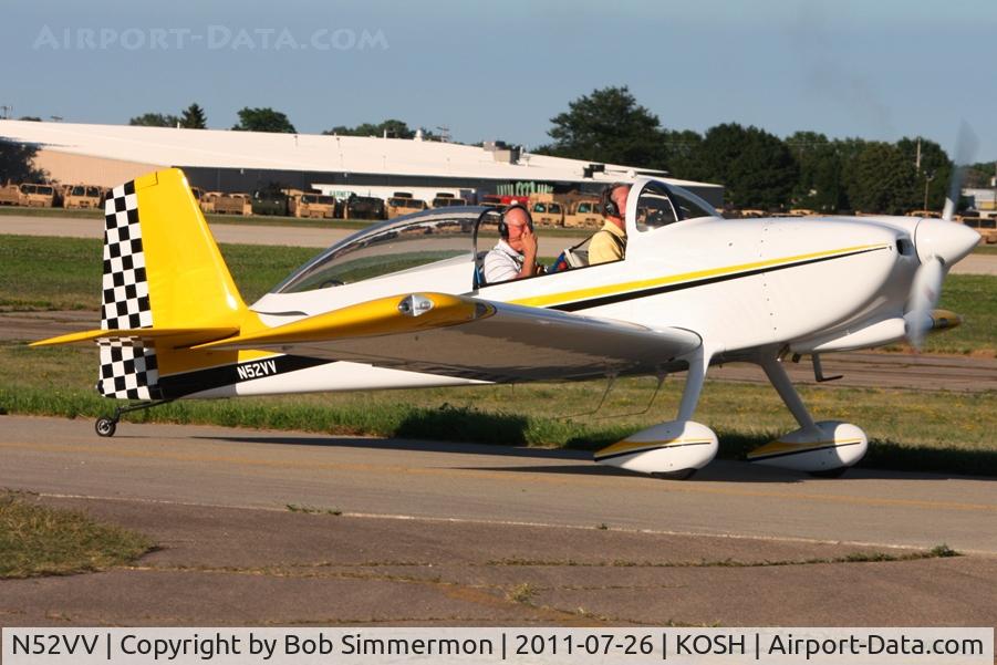 N52VV, 2003 Vans RV-8 C/N 80718, Departing Airventure 2011.