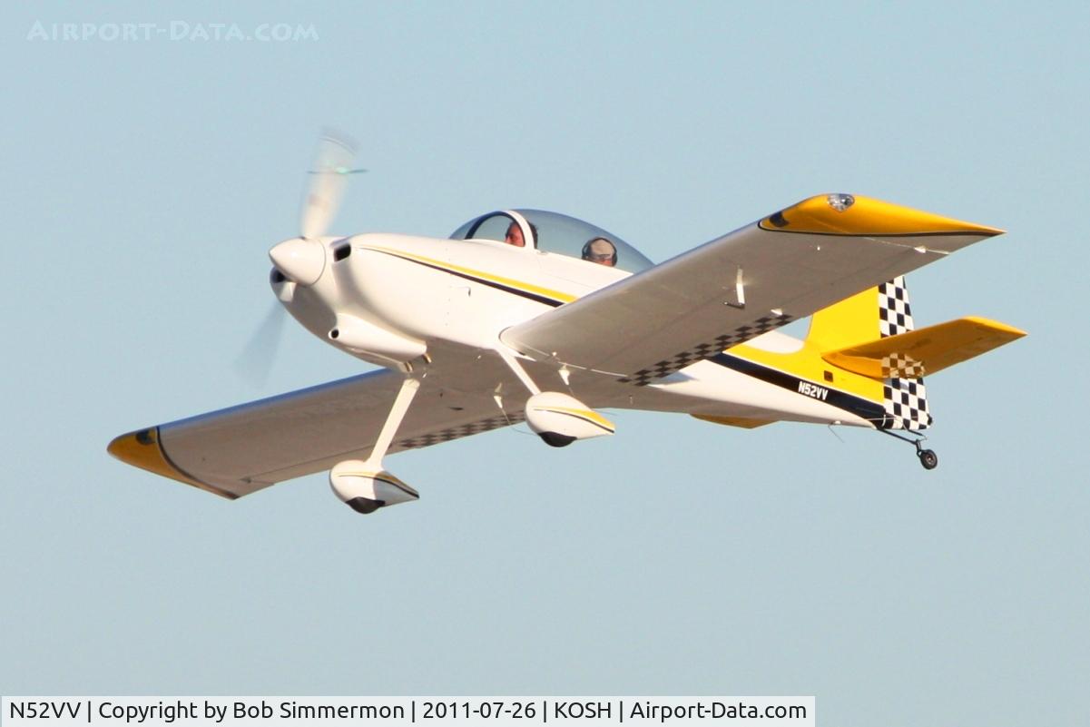 N52VV, 2003 Vans RV-8 C/N 80718, Departing Airventure 2011.