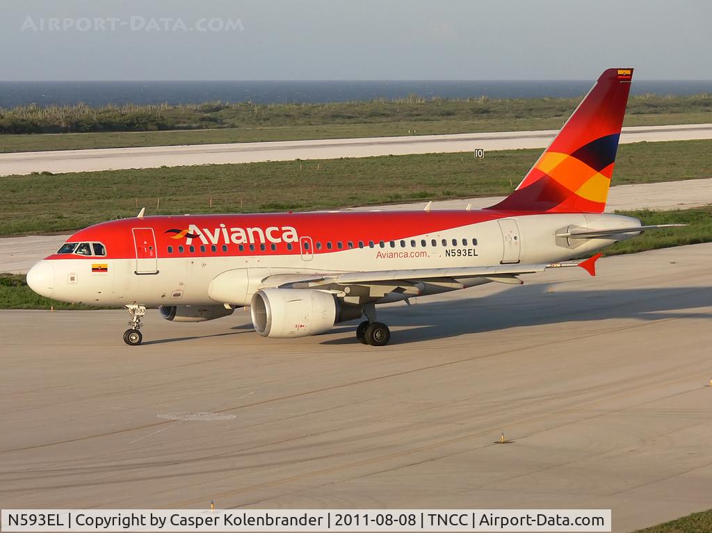 N593EL, 2004 Airbus A318-111 C/N 2367, Avianca Colombia