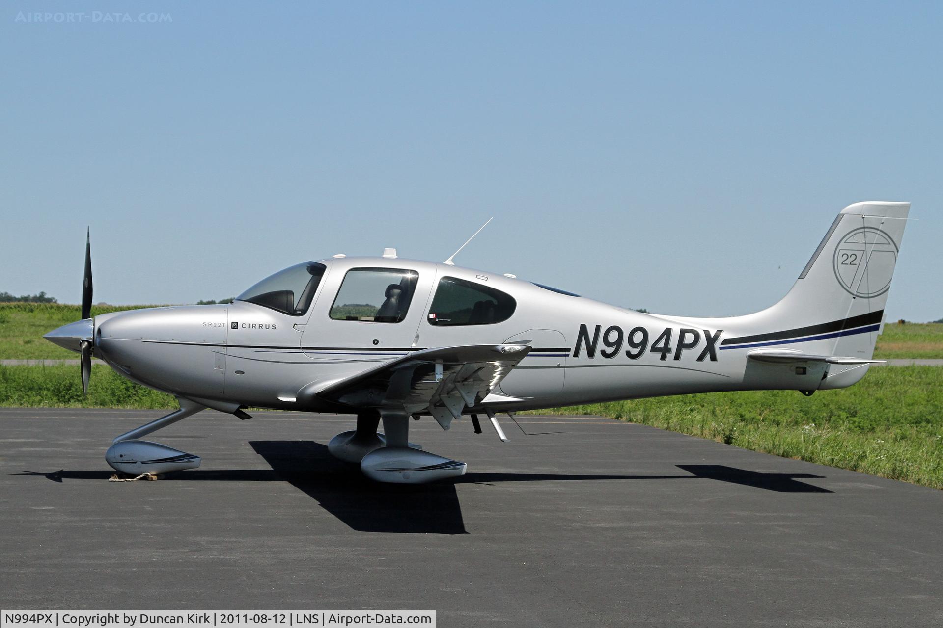 N994PX, 2011 Cirrus SR22T C/N 0080, One of many Cirrus at Lancaster