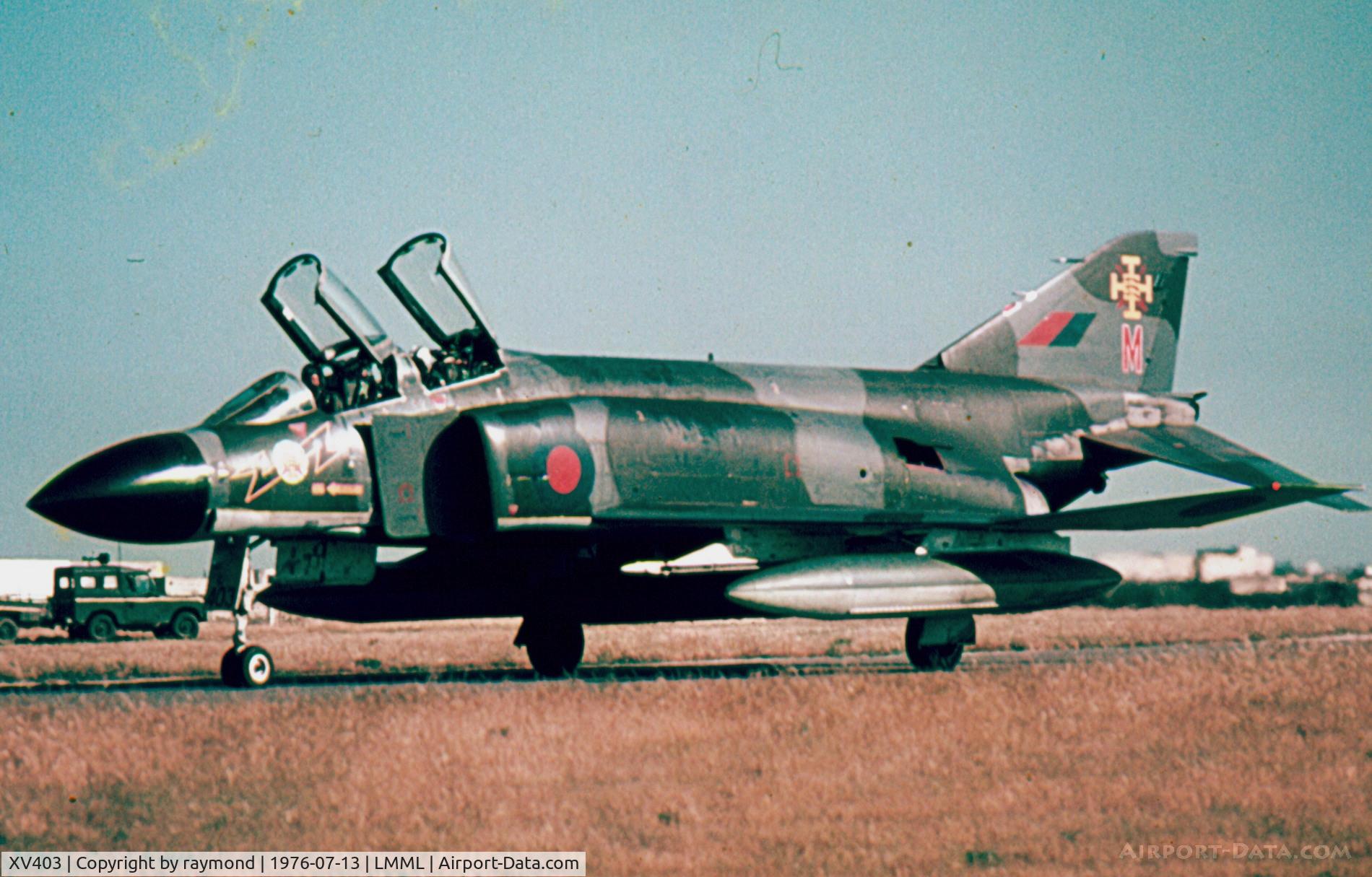 XV403, 1968 McDonnell Douglas Phantom FGR2 C/N 2901/9233, Phantom XV403/M 111Sqd RAF