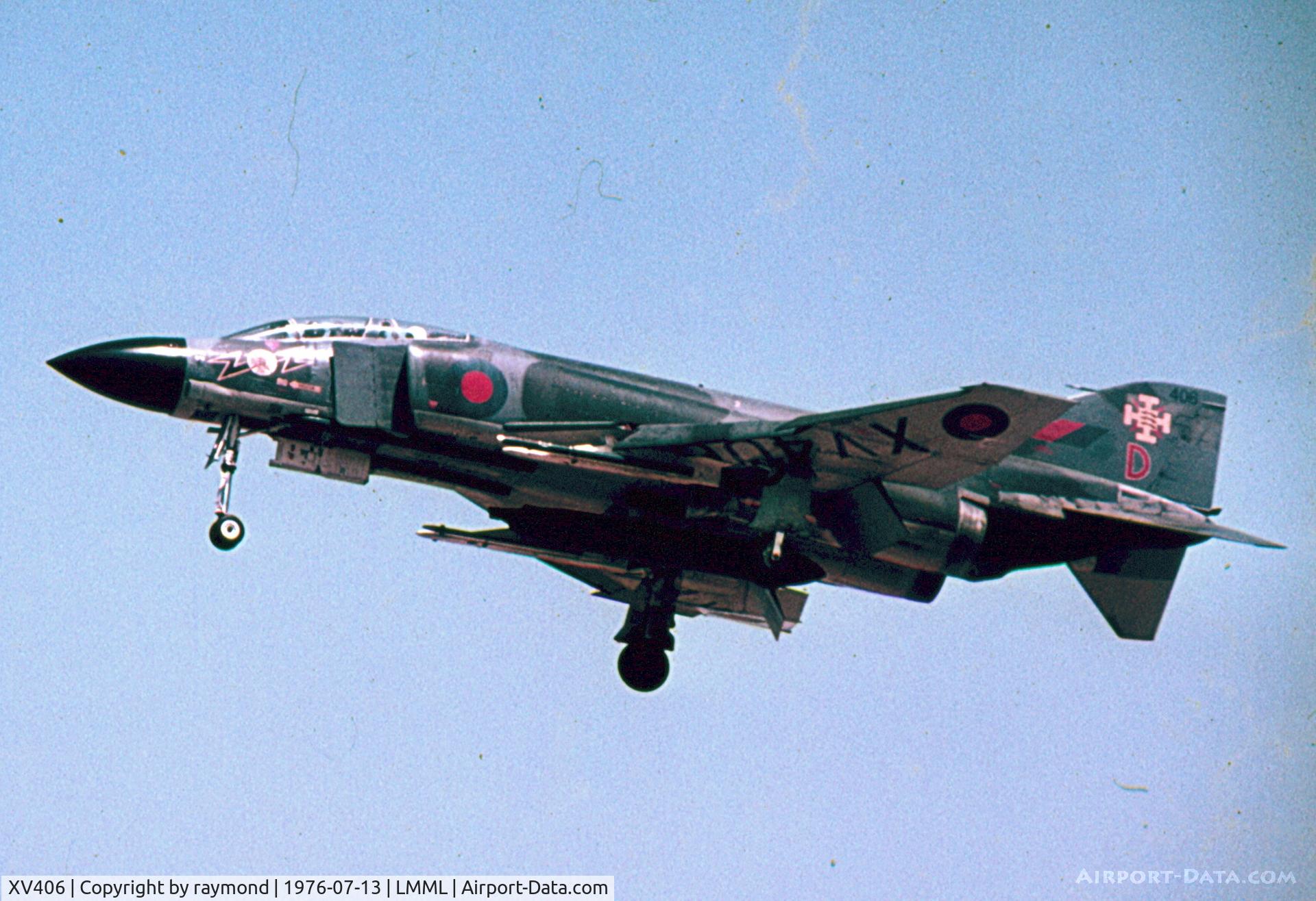XV406, 1968 McDonnell Douglas Phantom FGR2 C/N 2928-0038, Phantom FGR2 XV406/D 111Sqd RAF