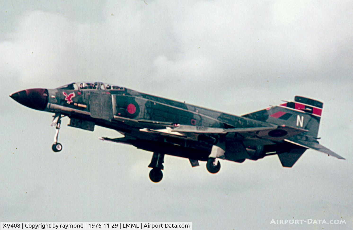 XV408, 1968 McDonnell Douglas Phantom FGR2 C/N 2946, Phantom FGR2 XV408/N 23Sqd RAF
