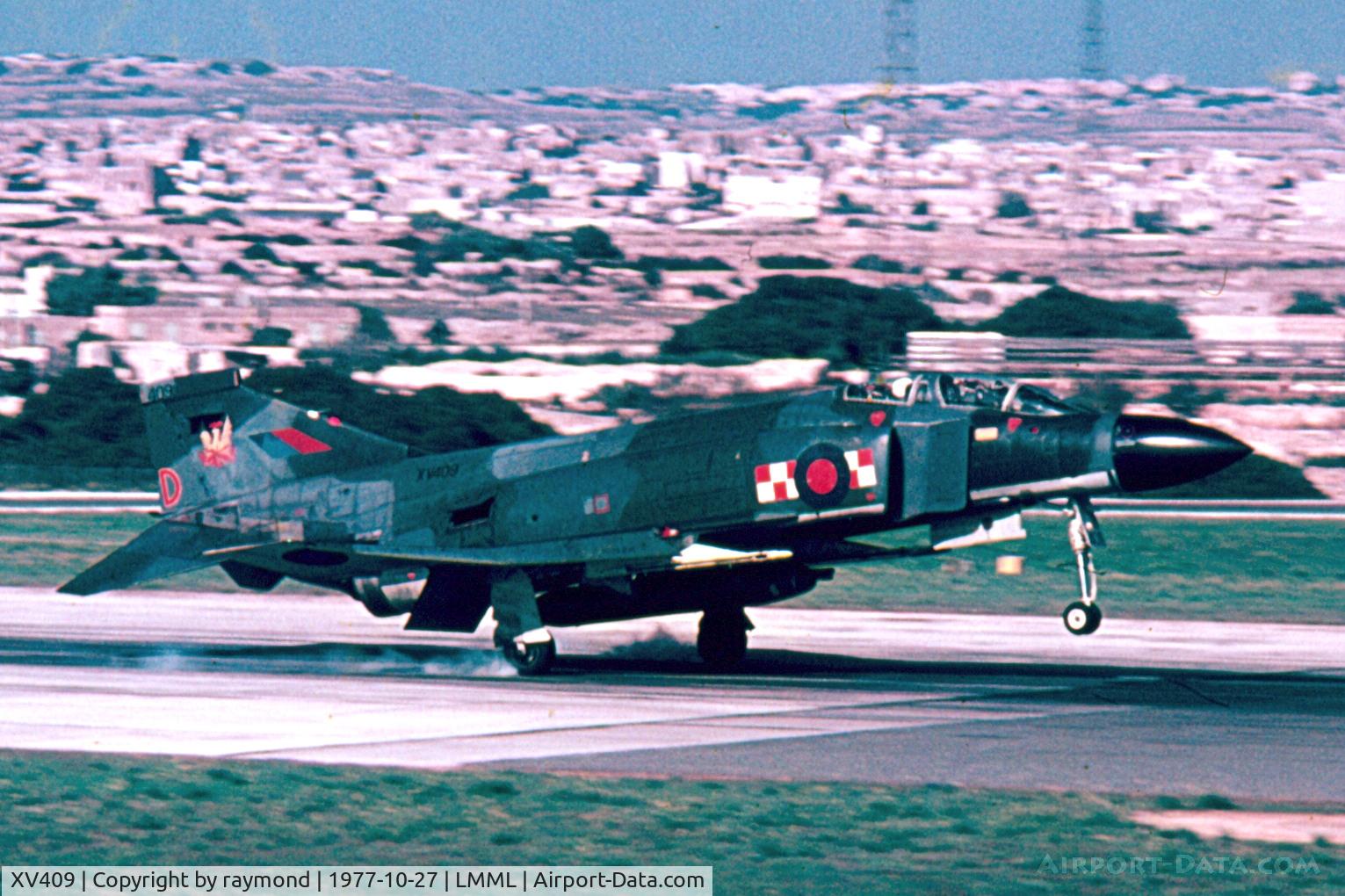 XV409, 1969 McDonnell Douglas Phantom FGR2 C/N 2995, Phantom XV409/D 56Sqd RAF