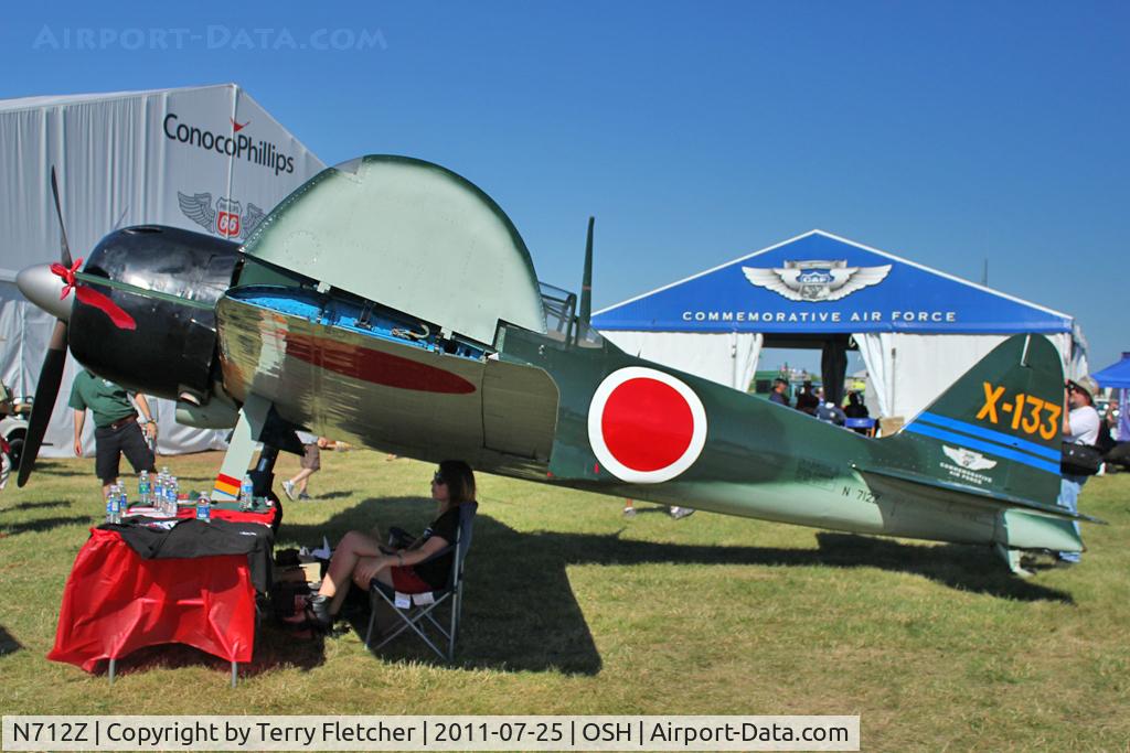 N712Z, 1942 Mitsubishi A6M3 Reisen (Zero) C/N 3869, 1942 Mitsubishi A6M3ZERO, c/n: 3869 at 2011 Oshkosh