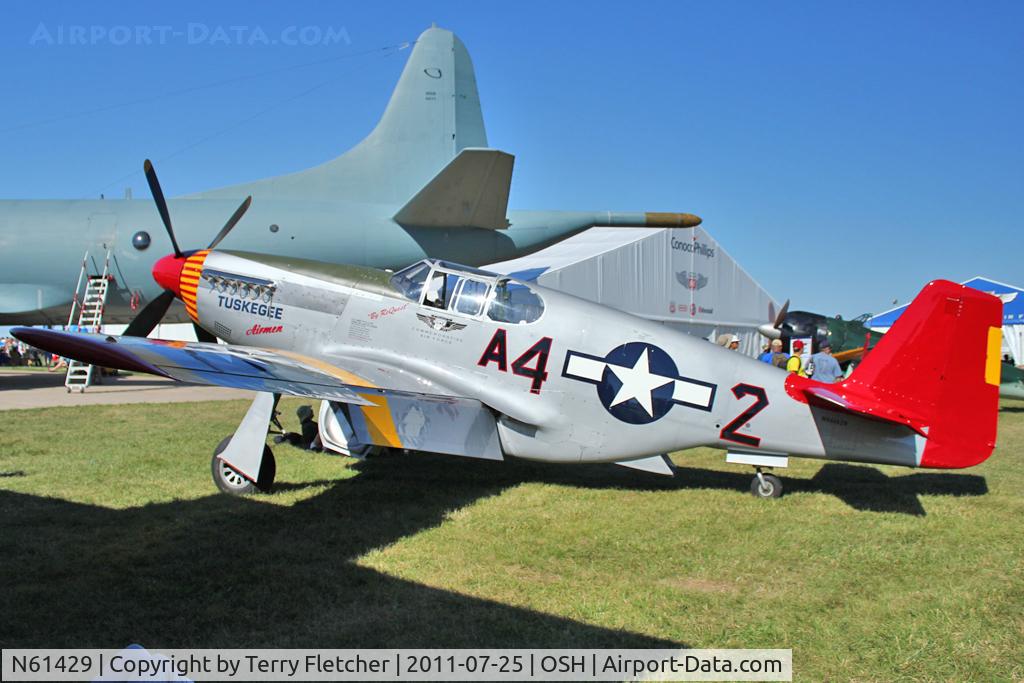N61429, 1942 North American P-51C Mustang C/N 103-26199, 1942 North American P-51C, c/n: 103-26199 at 2011 Oshkosh