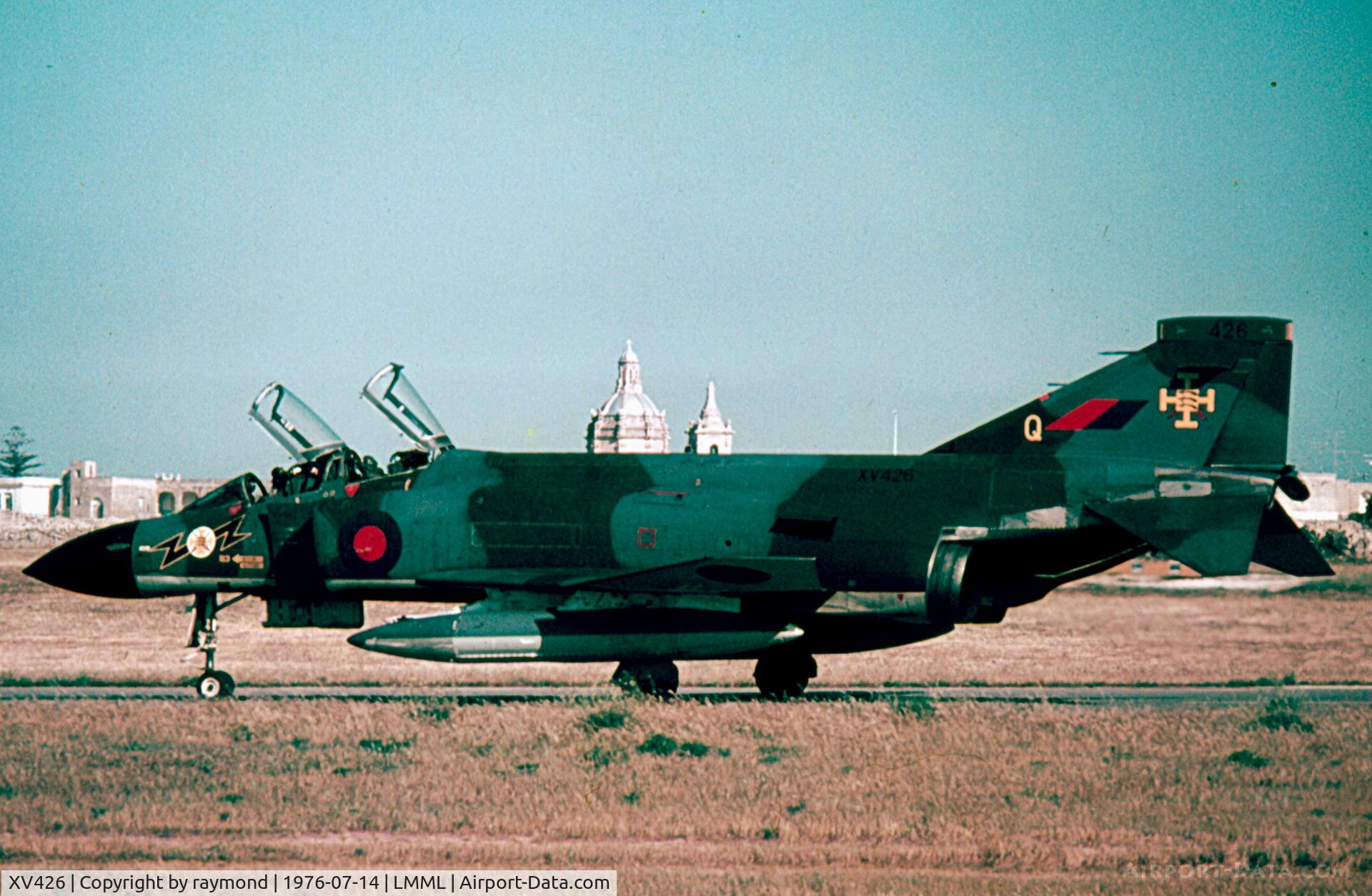 XV426, 1969 McDonnell Douglas Phantom FGR2 C/N 3100/9256, Phantom XV426/Q 111Sqd RAF