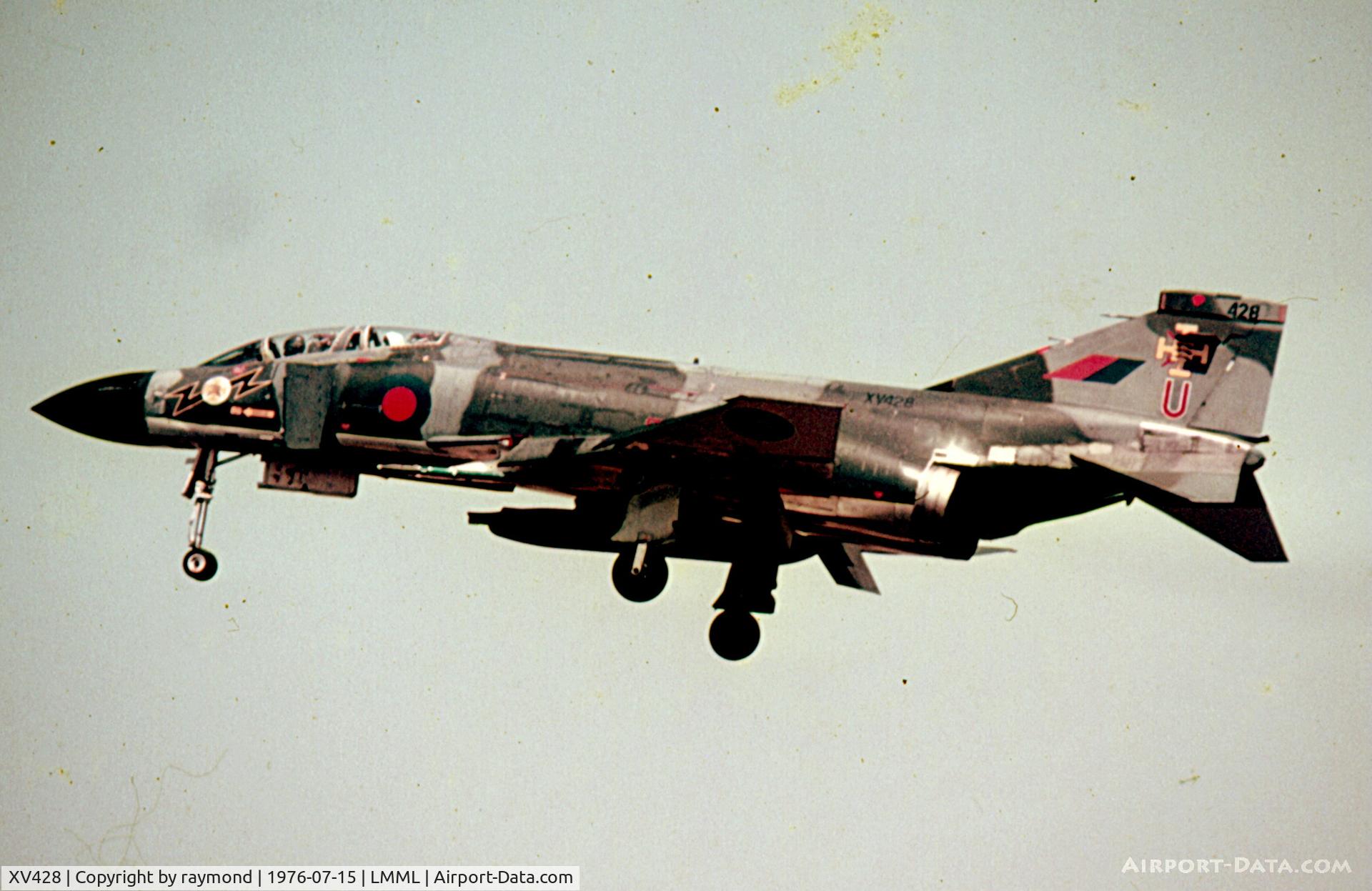 XV428, 1969 McDonnell Douglas Phantom FGR2 C/N 3115/9258, Phantom XV428/U 111Sqd RAF