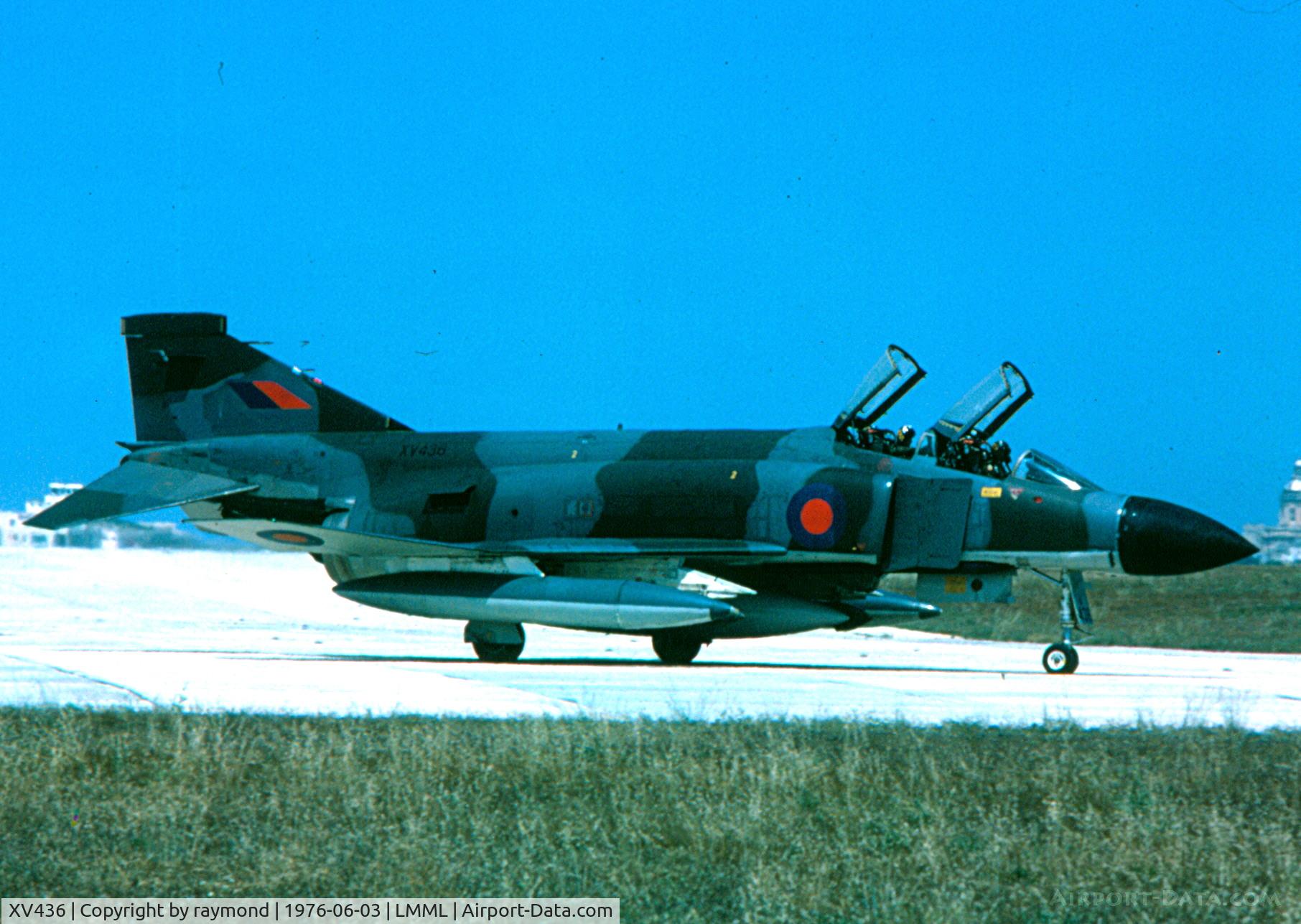 XV436, 1969 McDonnell Douglas Phantom FGR2 C/N 3183/9266, Phantom XV436 31Sqd RAF