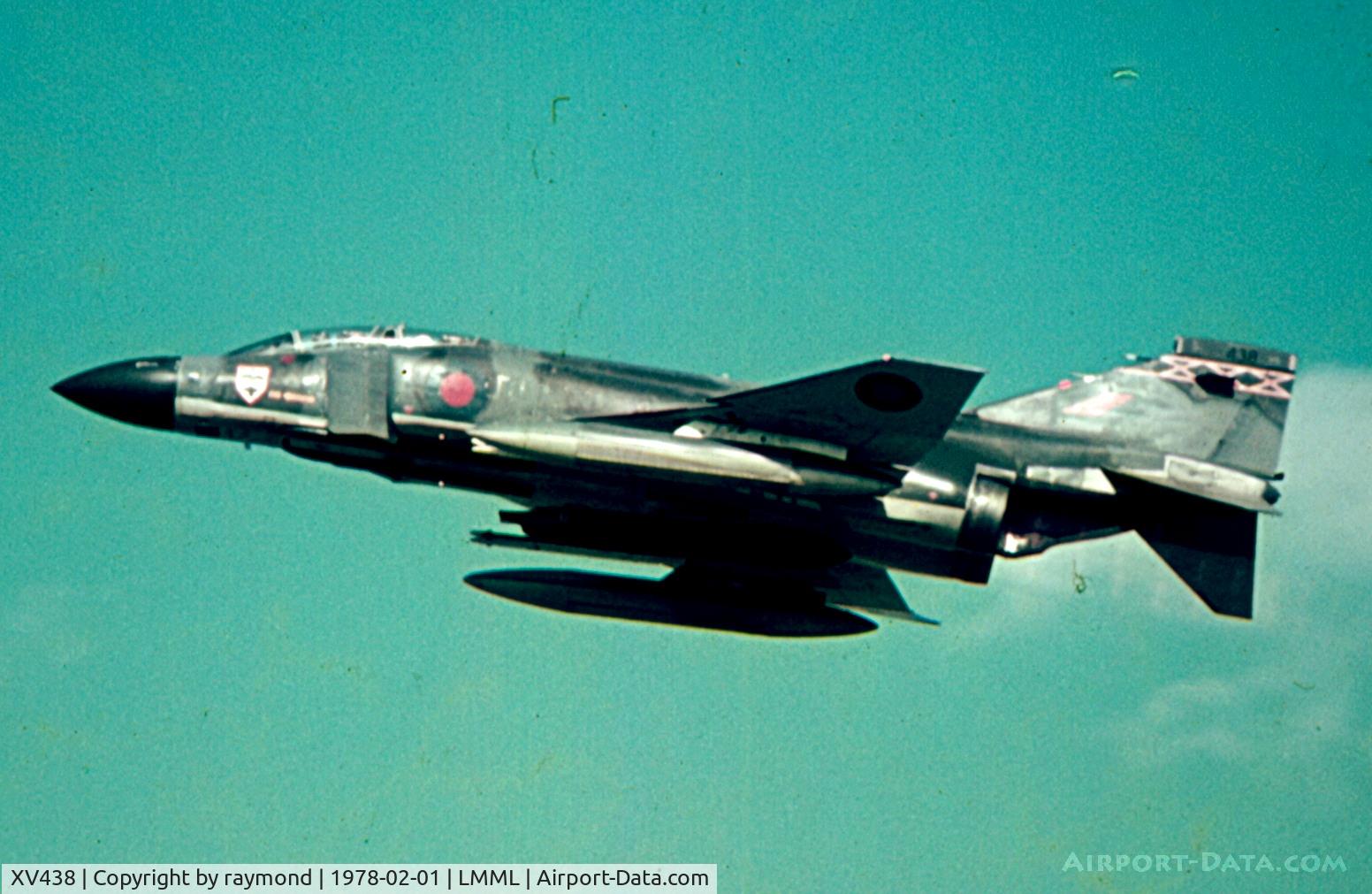 XV438, 1969 McDonnell Douglas Phantom FGR2 C/N 3201/9268, Phantom FGR2 XV438 29Sqd RAF
