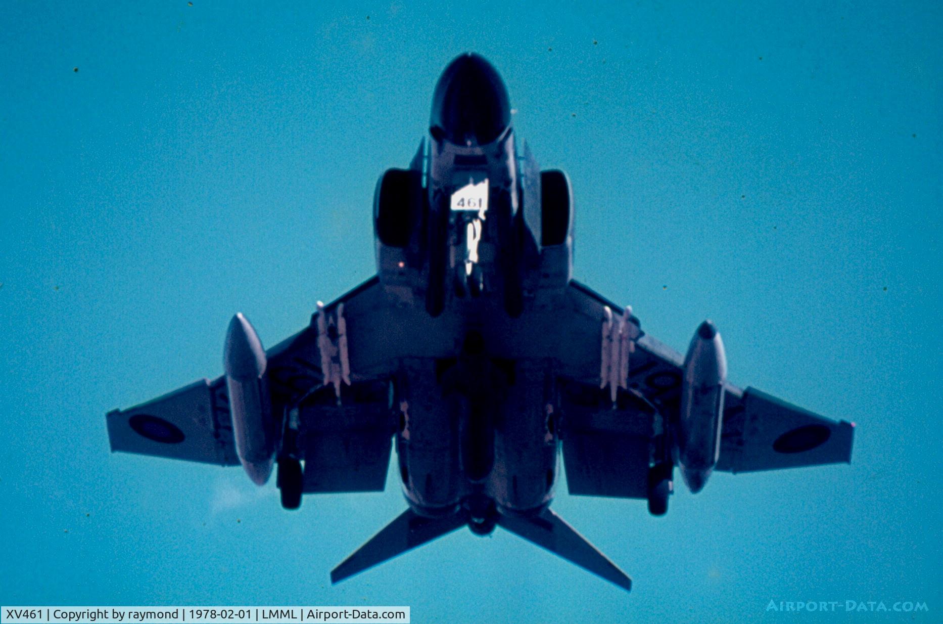 XV461, 1969 McDonnell Douglas Phantom FGR2 C/N 3237, Phantom FGR2 XV461 29Sqd RAF