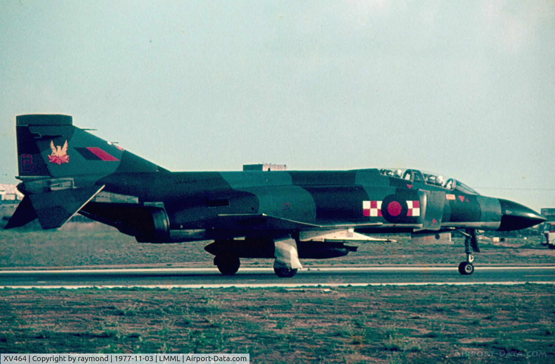 XV464, 1969 McDonnell Douglas Phantom FGR2 C/N 3255, Phantom XV464/B 56Sqd RAF