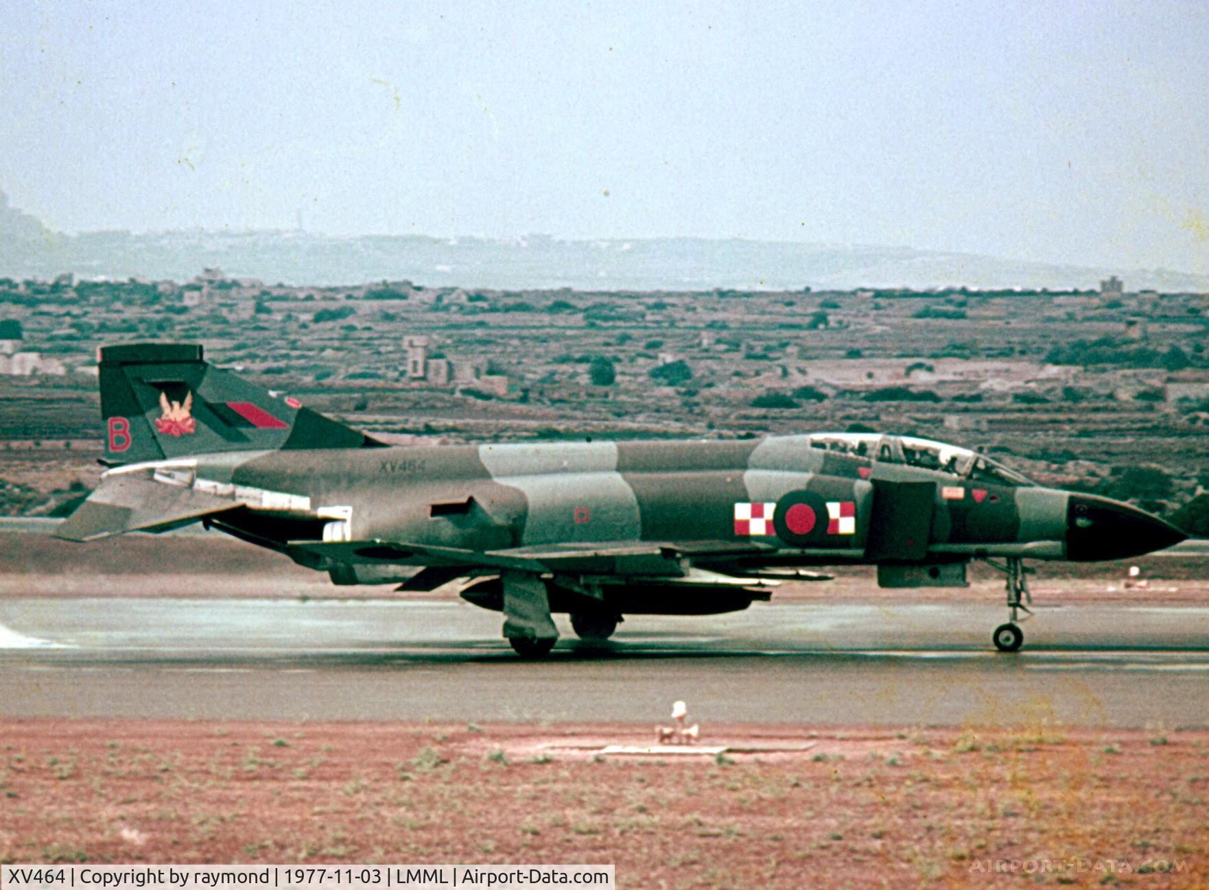 XV464, 1969 McDonnell Douglas Phantom FGR2 C/N 3255, Phantom XV464/B 56Sqd RAF