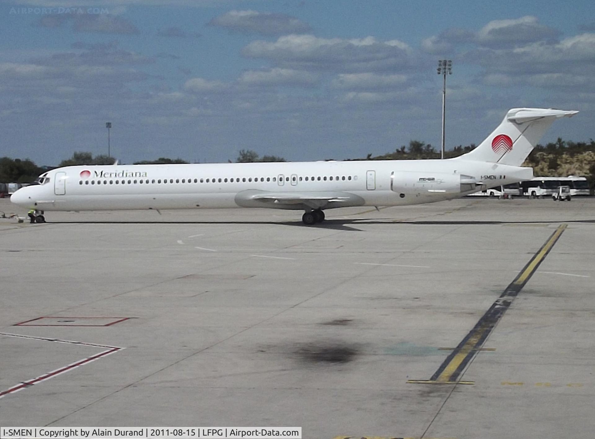 I-SMEN, 1990 McDonnell Douglas MD-83 (DC-9-83) C/N 53013, Why must some airline revert from a smart livery to a much more dismal one