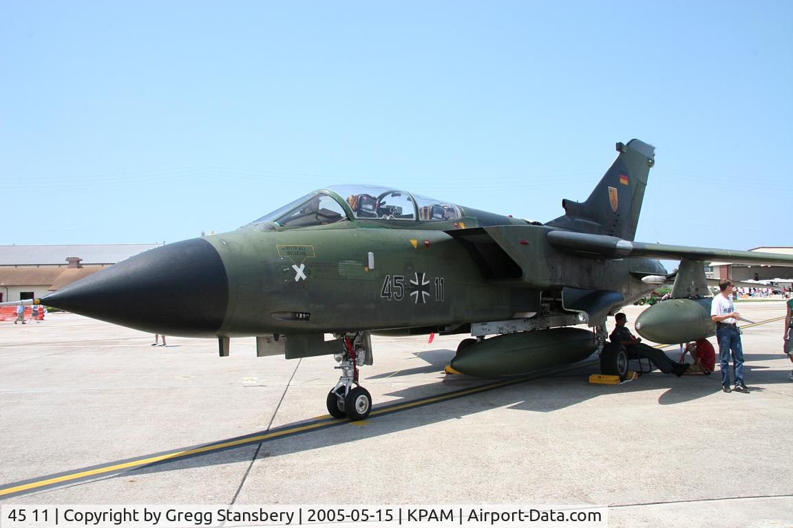 45 11, 1996 Panavia Tornado IDS C/N 530/GS164/4211, Tornado on static at the Tyndall AFB open house.