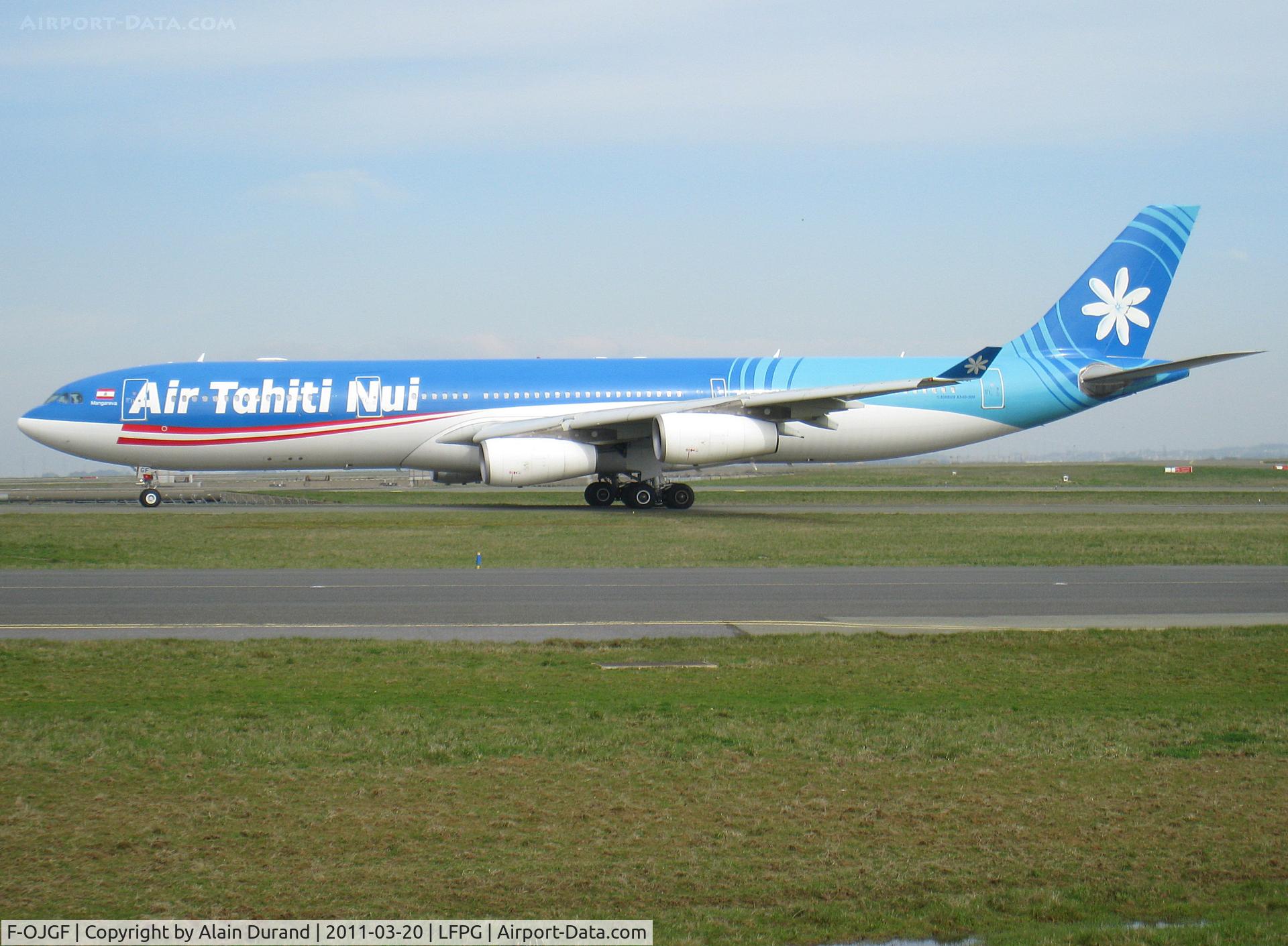 F-OJGF, 2001 Airbus A340-313 C/N 385, Golf-Foxtrott alias 