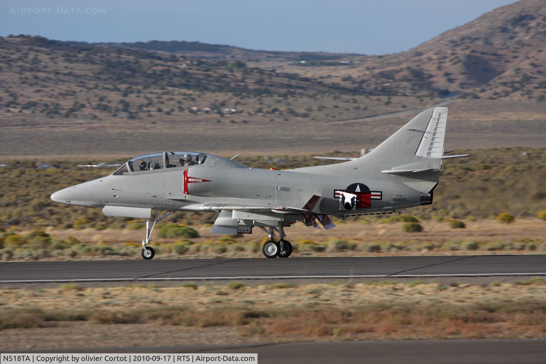 N518TA, 2010 Douglas TA-4J Skyhawk C/N 14291, Feshly restored, Reno air races