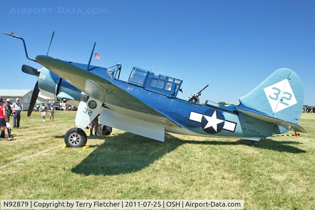 N92879, 1944 Curtiss SB2C-5 Helldiver C/N 83725, 1944 Curtiss Wright SB2C5, c/n: 83589 - the last airworthy example of a Helldiver