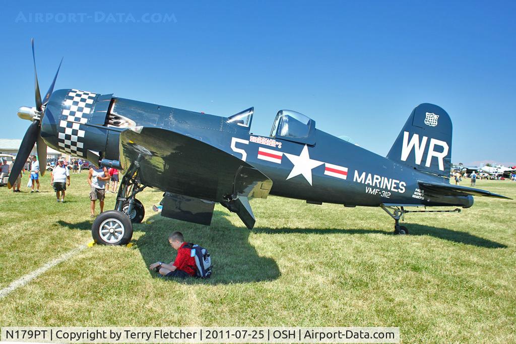 N179PT, 1948 Vought F4U-5 Corsair C/N Not found (Bu122179), 1948 Chance Vought F4U-5, ex Bu 122179
at 2011 Oshkosh
