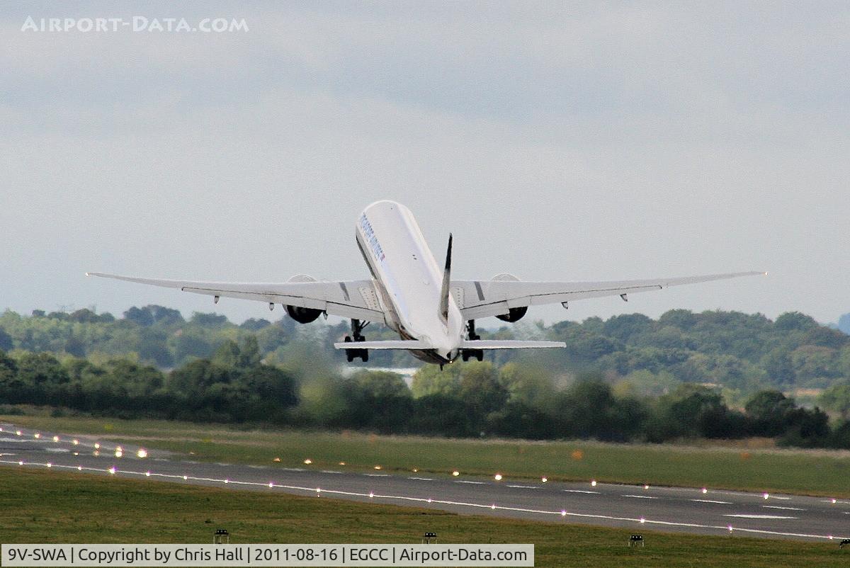 9V-SWA, 2006 Boeing 777-312/ER C/N 34568, Singapore Airlines B777 departing from RW23L