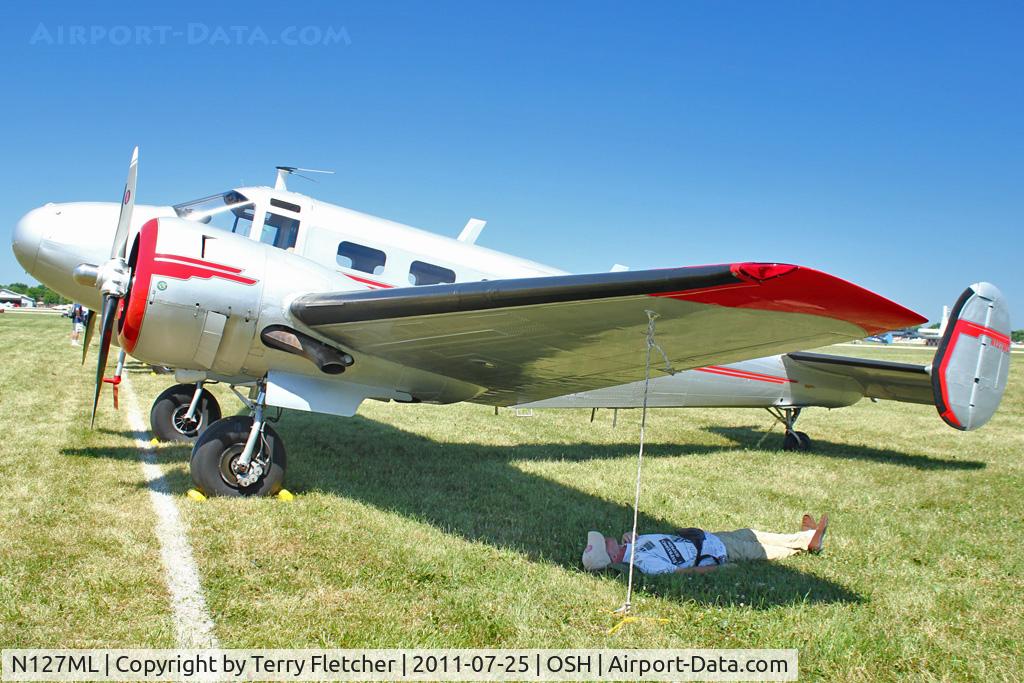 N127ML, 1946 Beech D18S C/N A-212, 1946 Beech D18S, c/n: A-212 at 2011 Oshkosh