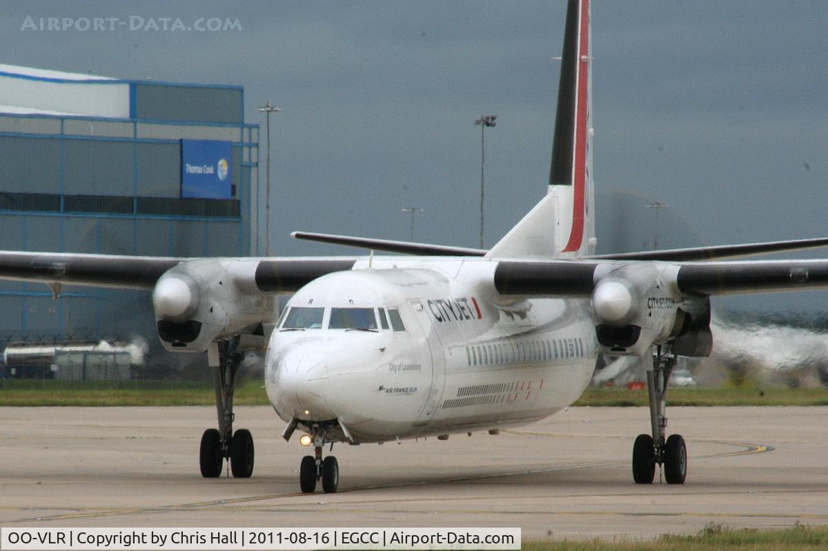 OO-VLR, 1988 Fokker 50 C/N 20121, Cityjet operated by VLM