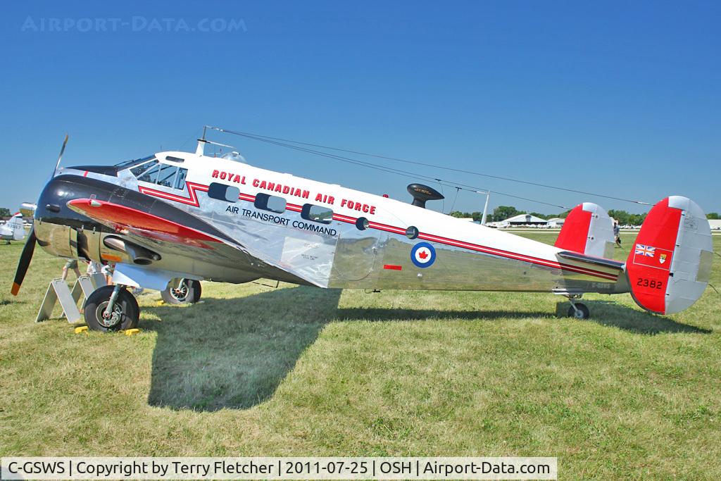 C-GSWS, 1953 Beech Expeditor 3NM C/N CA-261 (A-911), 1953 Beech 3NM, c/n: CA261 at 2011 Oshkosh