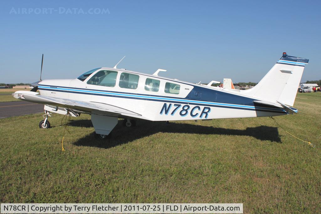 N78CR, 1975 Beech A36 Bonanza 36 C/N E-739, 1975 Beech A36, c/n: E-739 at Fond Du Lac