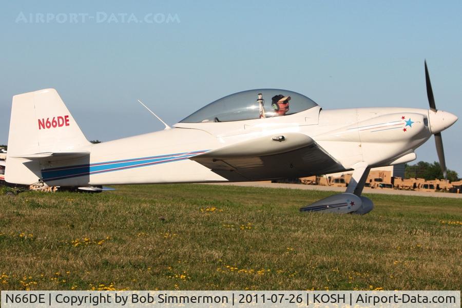 N66DE, 2002 Vans RV-4 C/N 3807, Departing Airventure 2011.