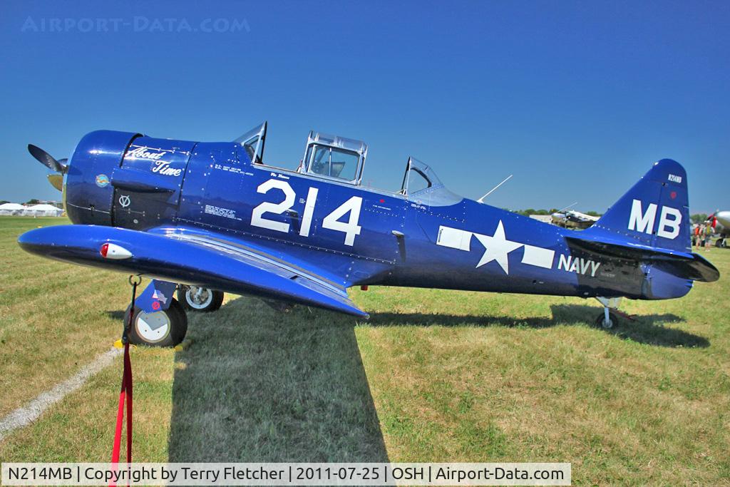 N214MB, North American SNJ-5B Texan C/N 43732, North American SNJ-5B, c/n: 43732 at 2011 Oshkosh