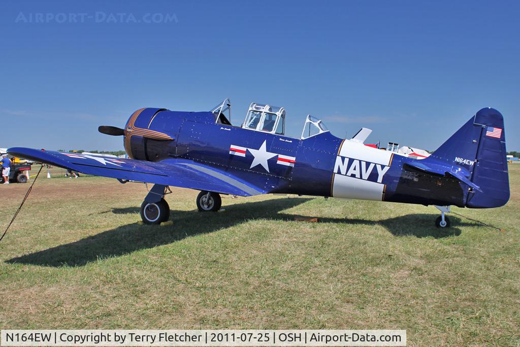 N164EW, 1943 North American AT-6C Texan C/N 88-14371, 1943 North American AT-6C, c/n: 4133808 at 2011 Oshkosh