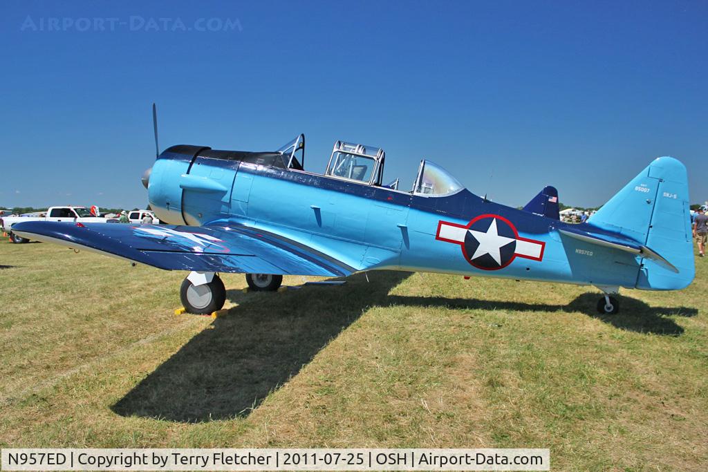 N957ED, 1944 North American SNJ-5 Texan C/N 88-17088, 1944 North American SNJ-5, c/n: 88-17088 at 2011 Oshkosh