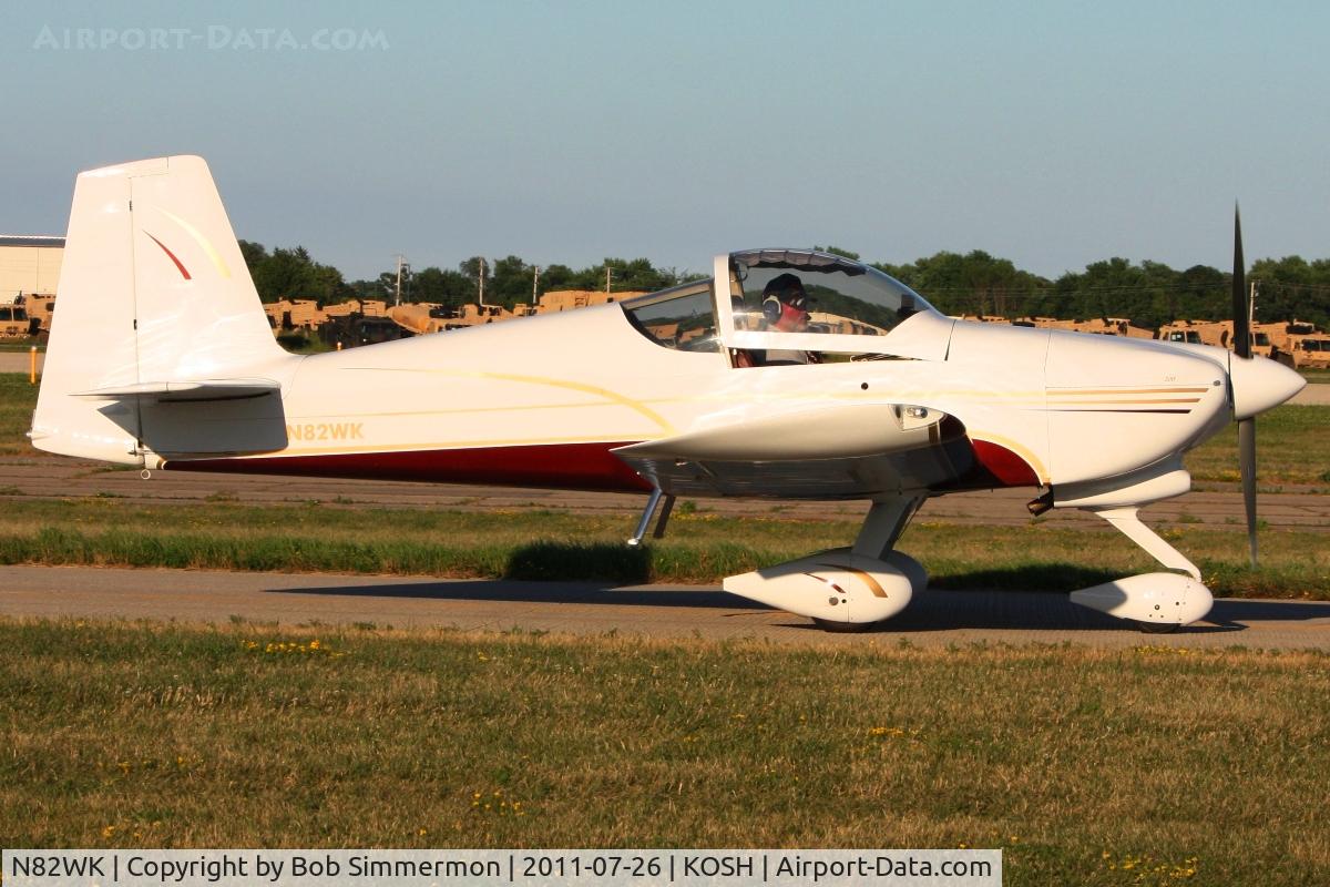 N82WK, 2004 Vans RV-6A C/N 60532, Departing Airventure 2011.