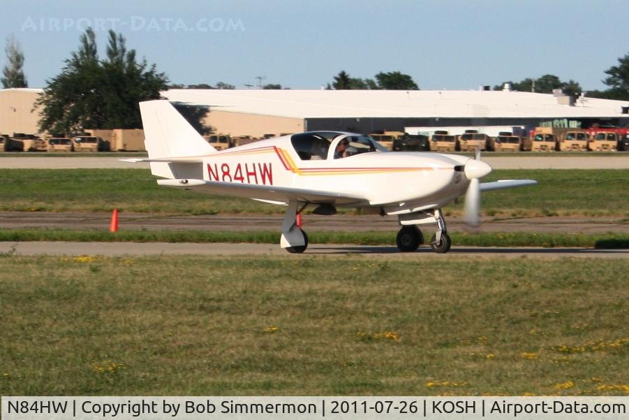 N84HW, 1986 Stoddard-Hamilton Glasair C/N 385, Departing Airventure 2011.