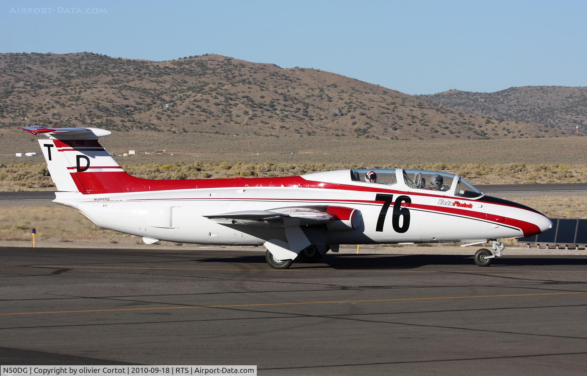 N50DG, 1968 Aero L-29 Delfin C/N 2817, evening flight during the reno air races