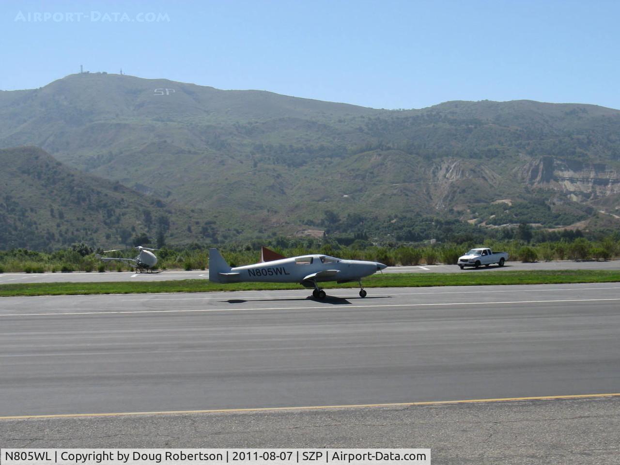 N805WL, 2011 White Lightning WLAC-1 C/N 1, 2011 Dierenfield DIERENFIELD SPECIAL WHITE LIGHTNING, Continental IO-360 200 Hp, Rare, landing roll Rwy 22