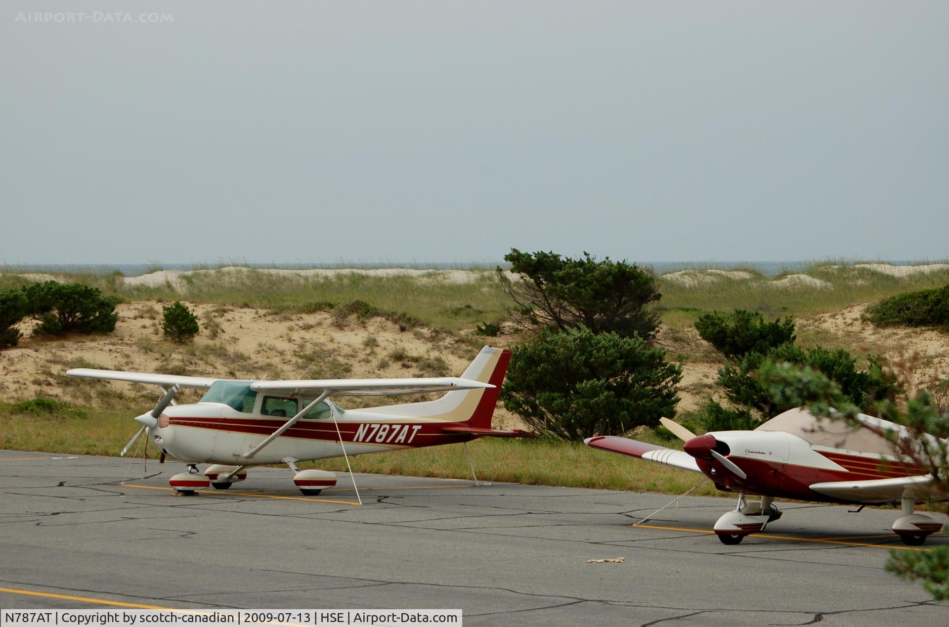 N787AT, 1976 Cessna 172N C/N 17267881, 1976 Cessna 172N N787AT at Billy Mitchell Airport, Frisco, NC