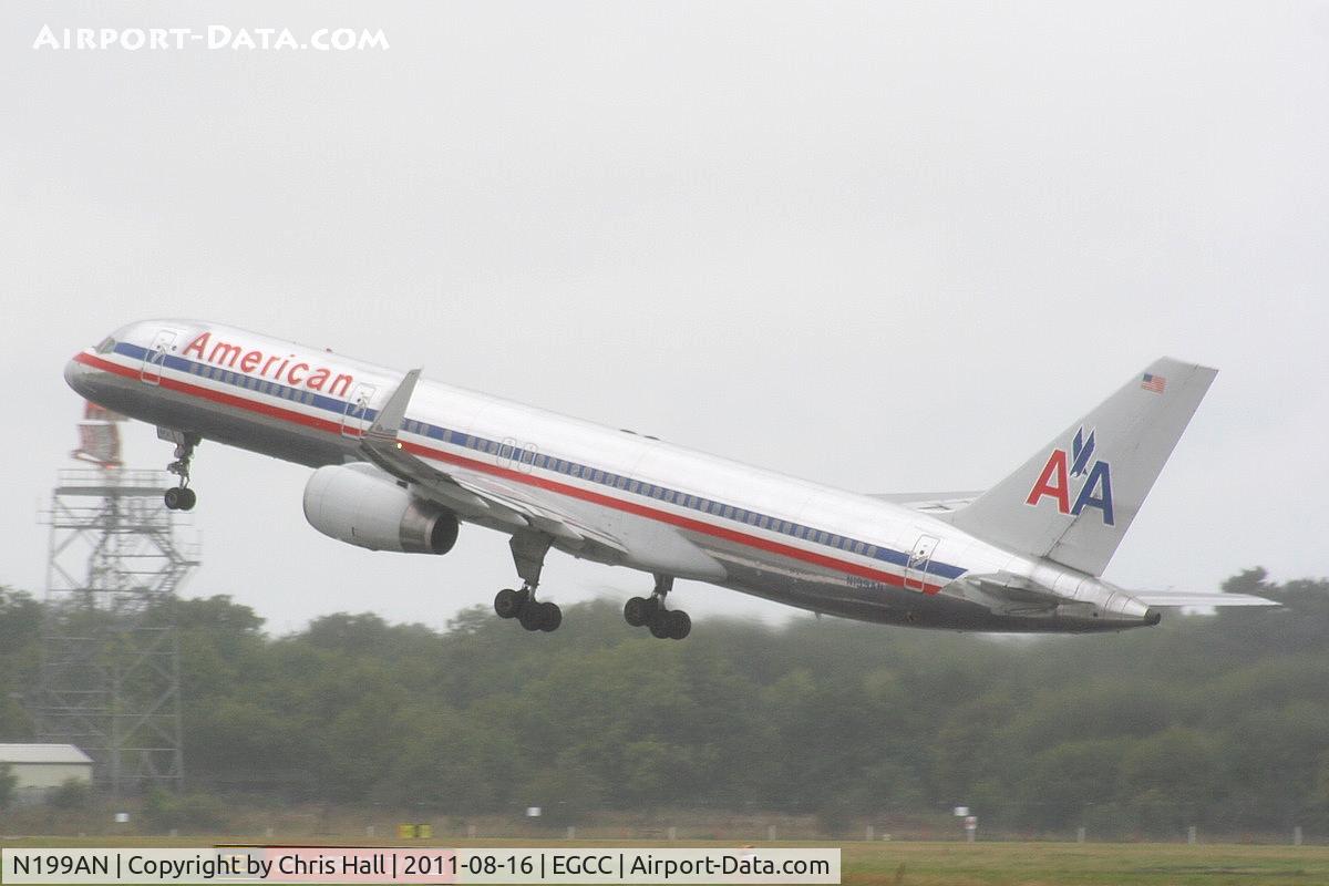 N199AN, 2001 Boeing 757-223 C/N 32393, American Airlines B757 departing from RW23R