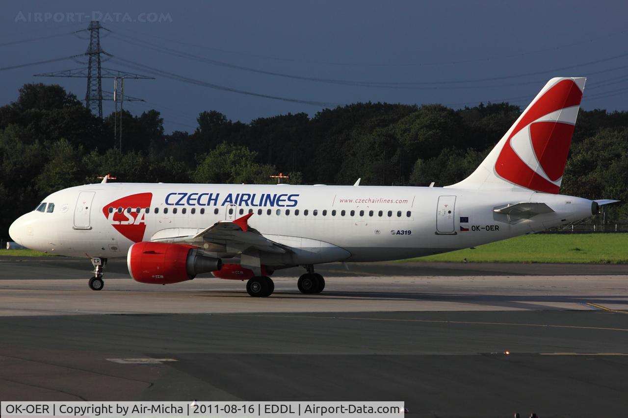 OK-OER, 2009 Airbus A319-112 C/N 3892, CSA CZECH Airlines, Airbus A319-112, CN: 3892