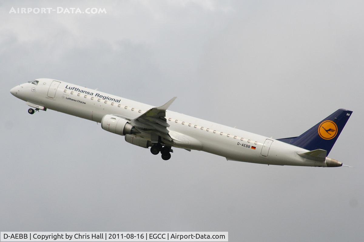 D-AEBB, 2009 Embraer 195LR (ERJ-190-200LR) C/N 19000316, Lufthansa Cityline